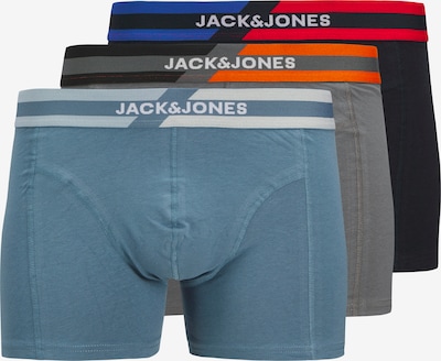 Boxer trumpikės 'JACSteve' iš JACK & JONES, spalva – mėlyna / tamsiai pilka / raudona / juoda, Prekių apžvalga
