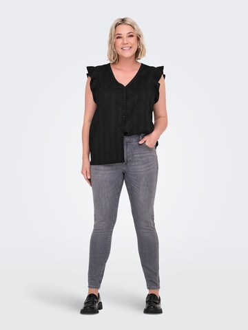 ONLY Carmakoma Blouse 'CARDia' in Zwart