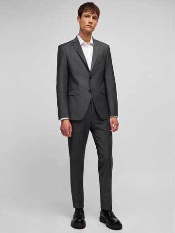 HECHTER PARIS Slim fit Business-colbert in Grijs