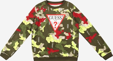 GUESS Sweatshirt i grön: framsida