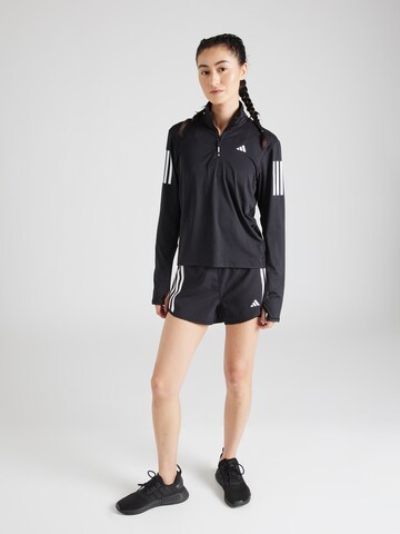 ADIDAS PERFORMANCE Sports sweatshirt 'Own The Run ' in Black