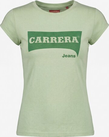 Carrera Jeans Shirt 'Logo' in Grün: Vorderseite