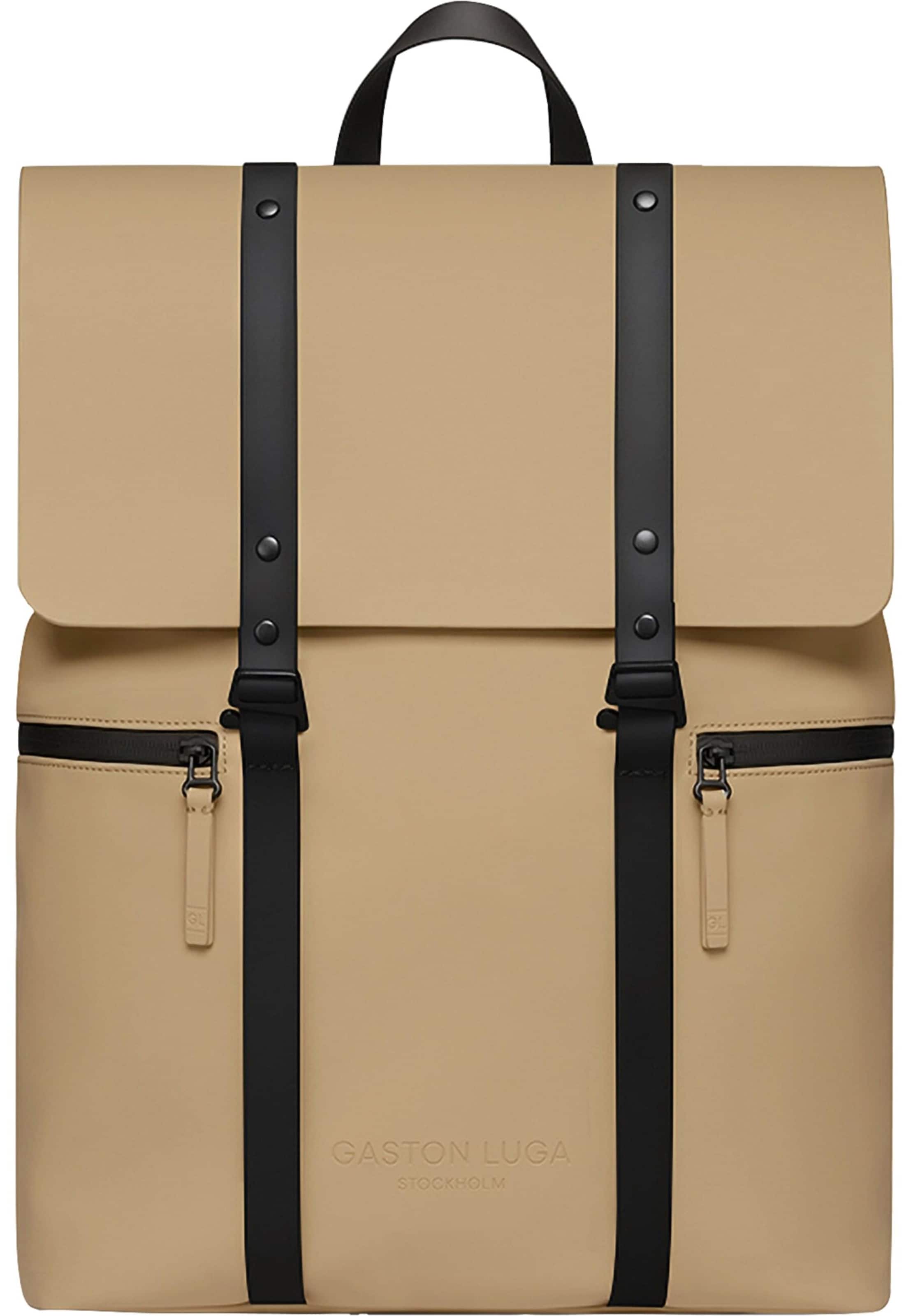 Gaston Luga Backpack 'Spläsh' in Brown: front
