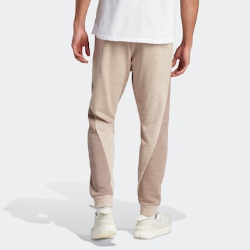 ADIDAS SPORTSWEAR Slimfit Sporthose in Beige