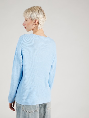 VERO MODA Sweter 'CREWLEFILE' w kolorze niebieski