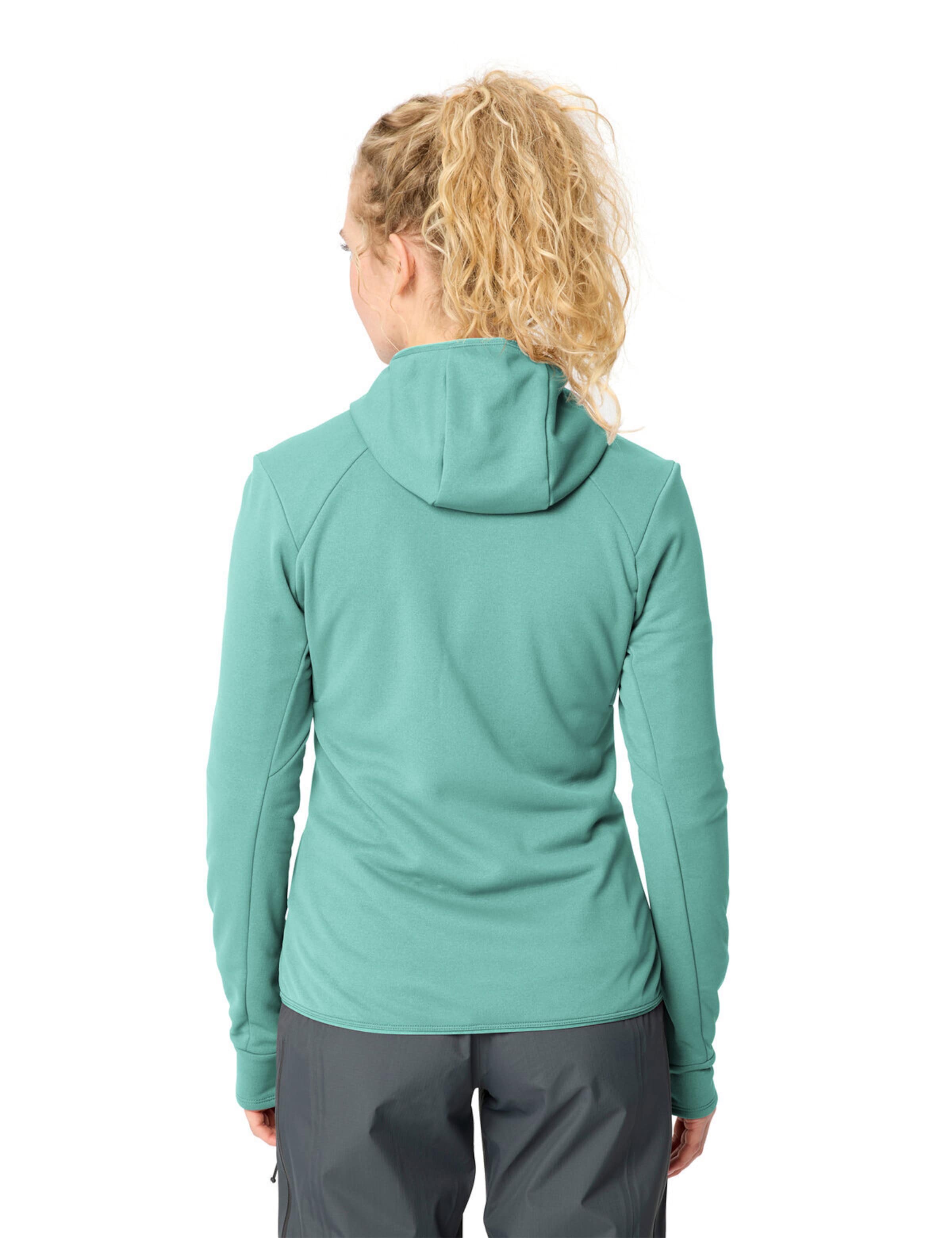 VAUDE Athletic fleece jacket 'Monviso III' in Green