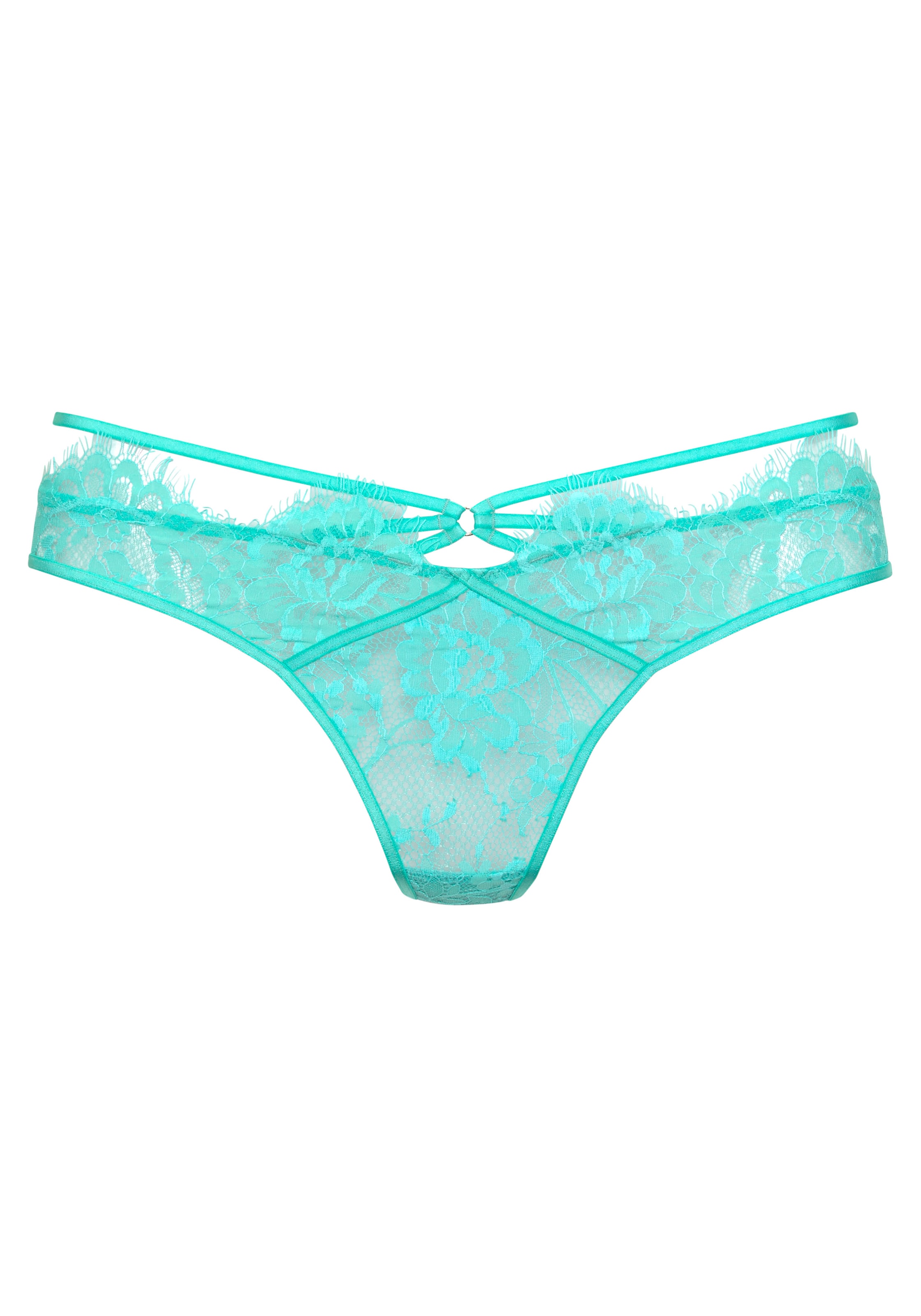 LASCANA String in Green: front