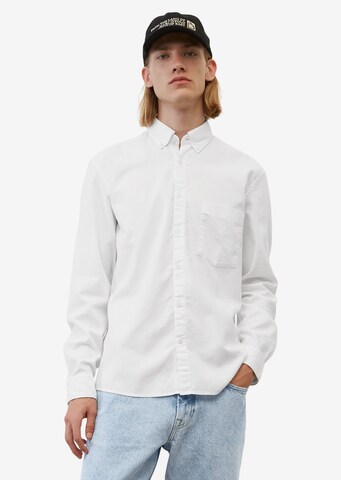 Marc O'Polo Regular fit Button Up Shirt in White: front