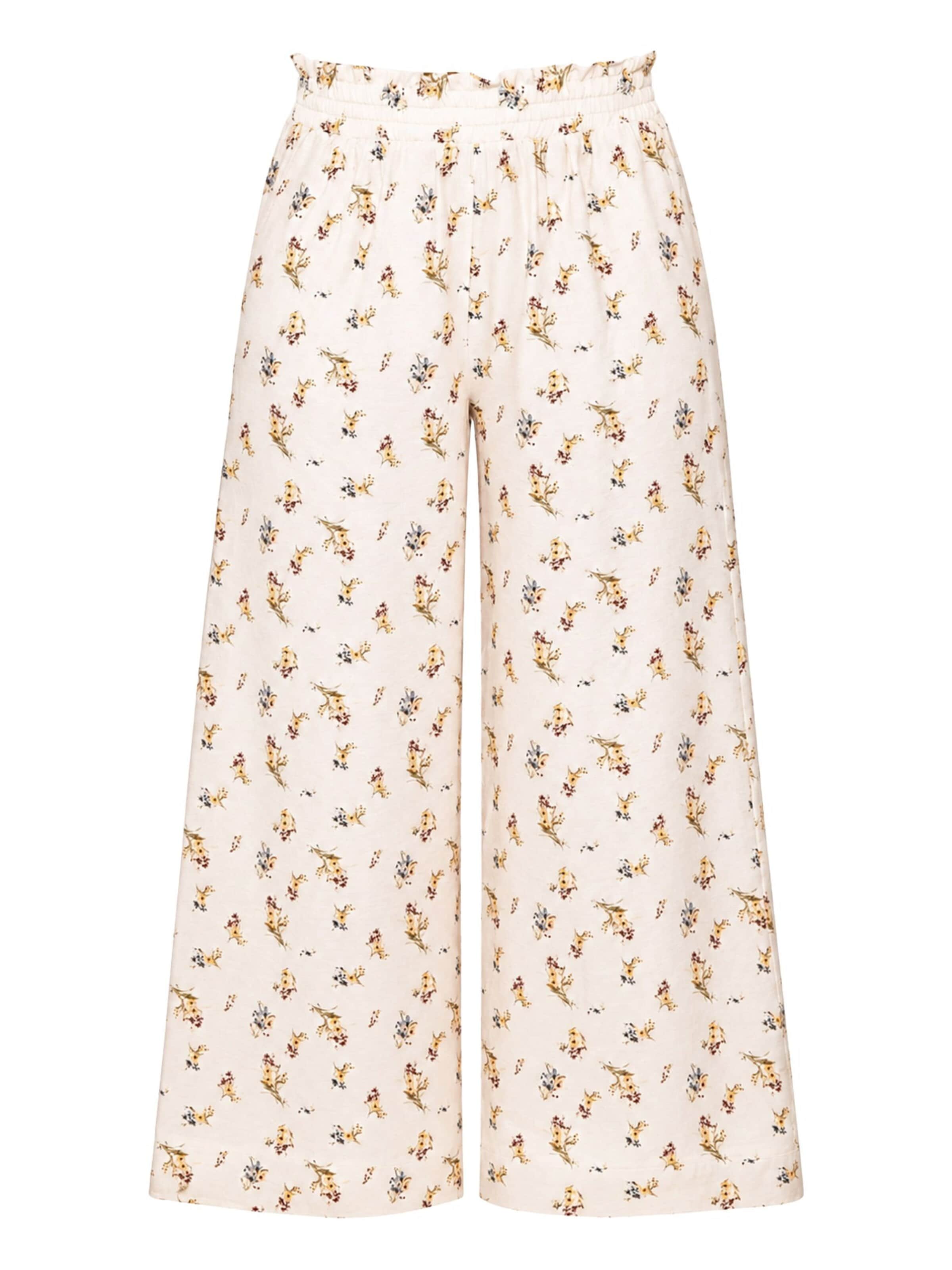 SASSYCLASSY Wide leg Byxa i beige: framsida