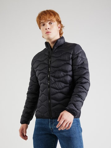 JACK & JONES Between-Season Jacket 'ICEBREAKER' in Black: front