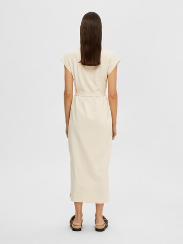 Robe 'ESSENTIAL' SELECTED en beige