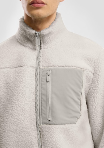 QS Fleece jas in Wit