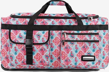 normani Travel Bag in Pink: front