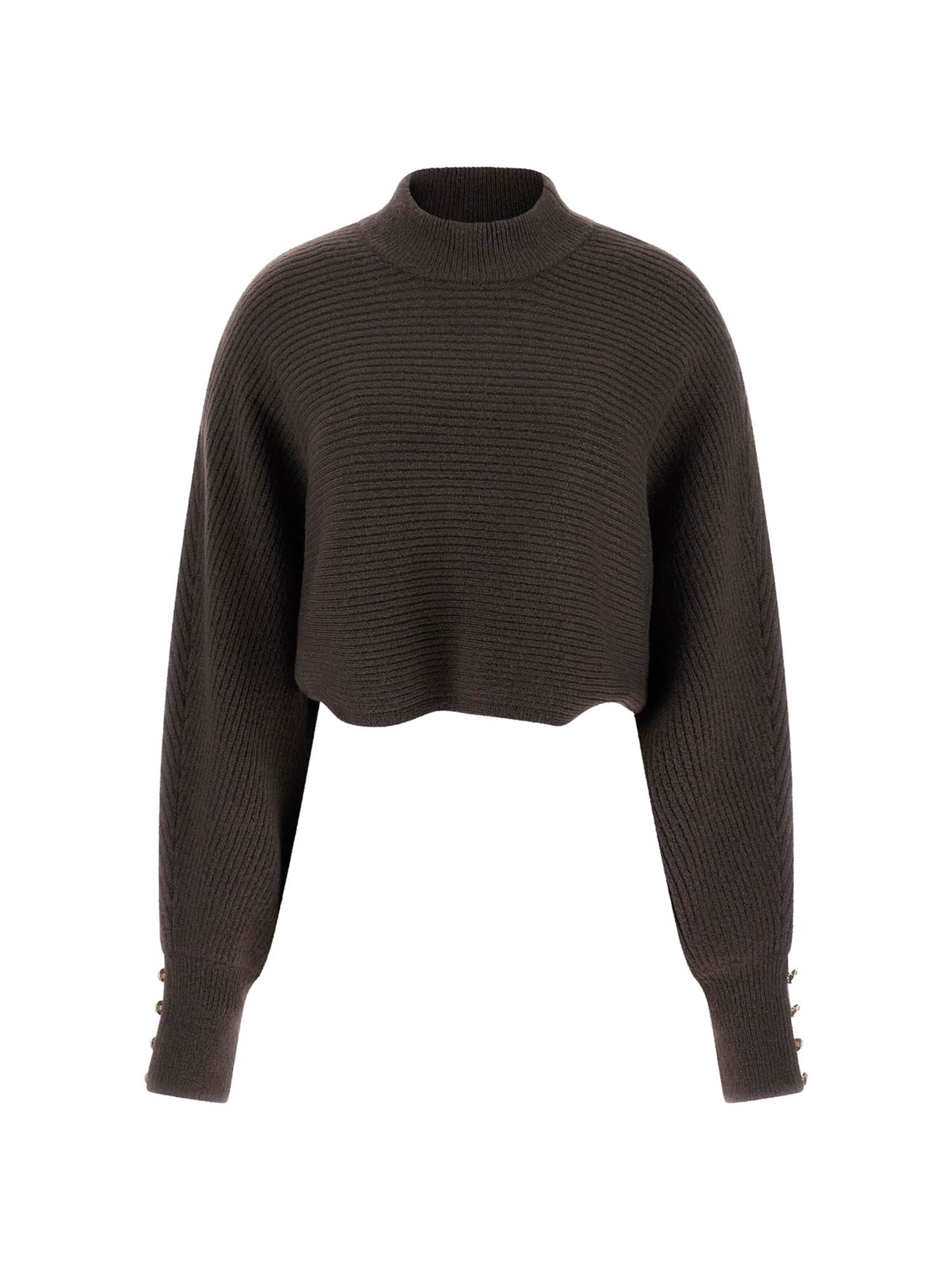 GUESS Pullover in Braun: Vorderseite