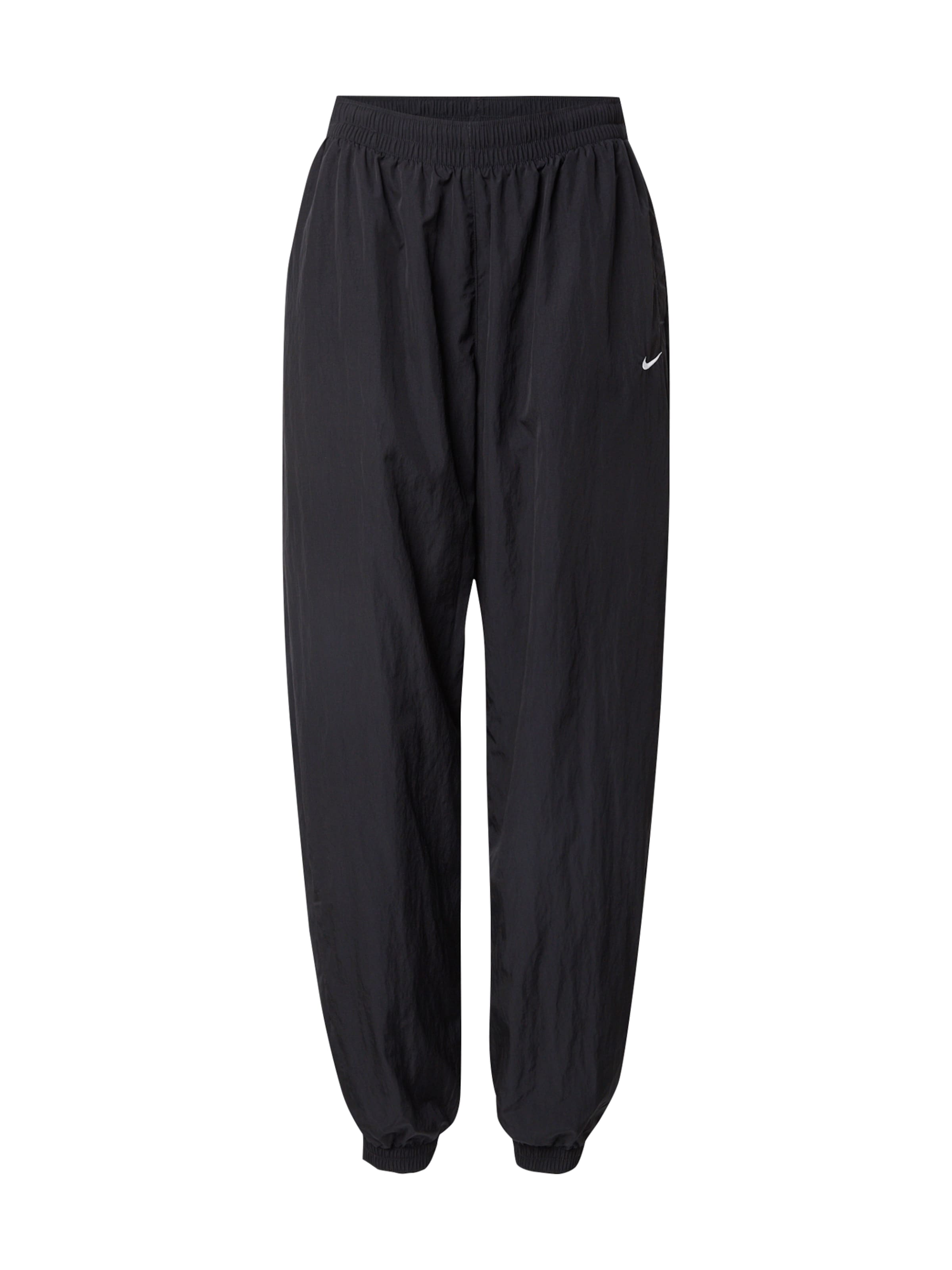 Nike Sportswear Tapered Housut 'ESSTL' värissä musta: etupuoli