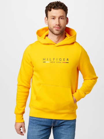 TOMMY HILFIGER Μπλούζα φούτερ 'New York' σε κίτρινο: μπροστά