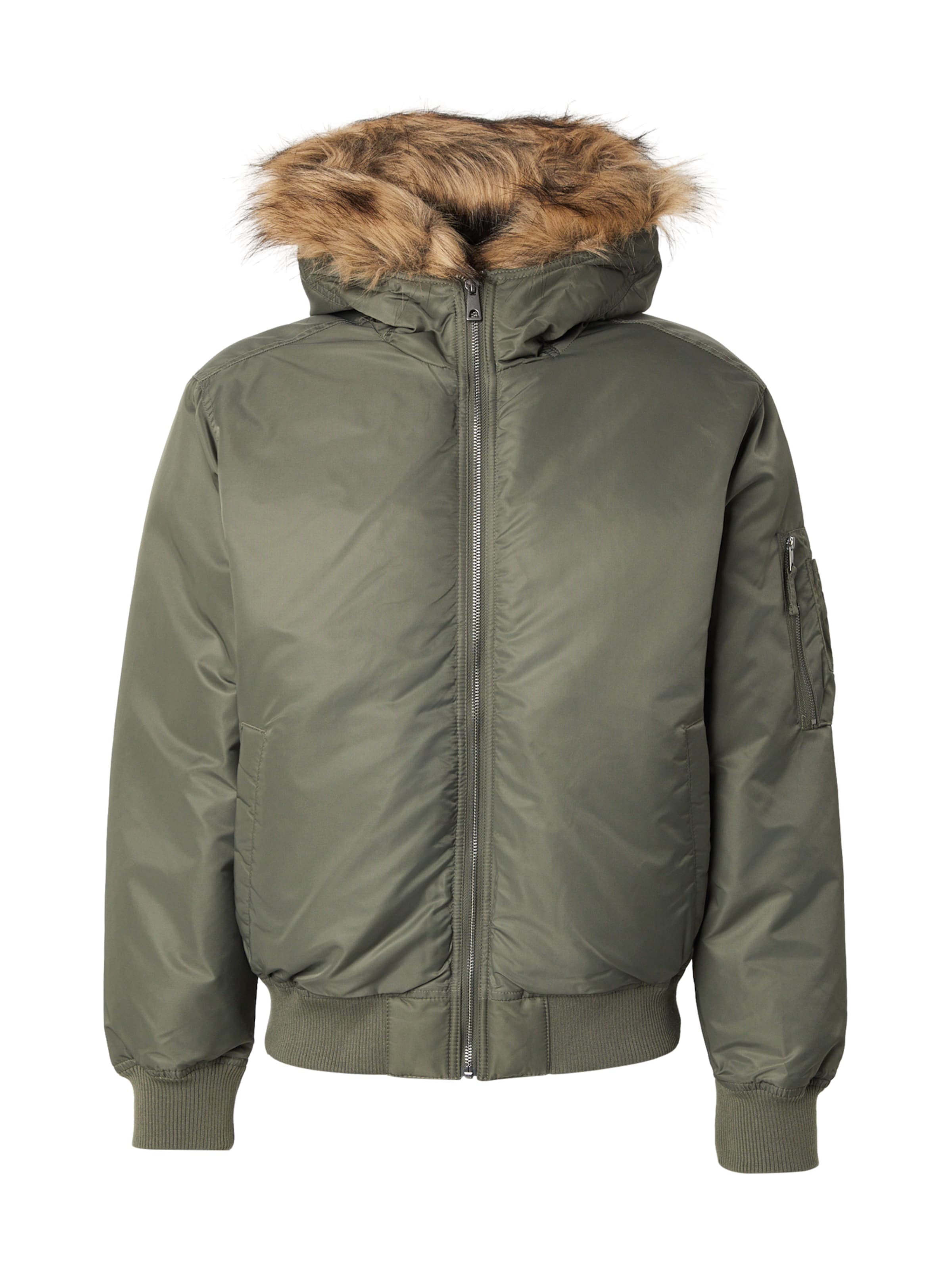 Demisezoninė striukė iš HOLLISTER, spalva – alyvuogių spalva, Prekių apžvalga