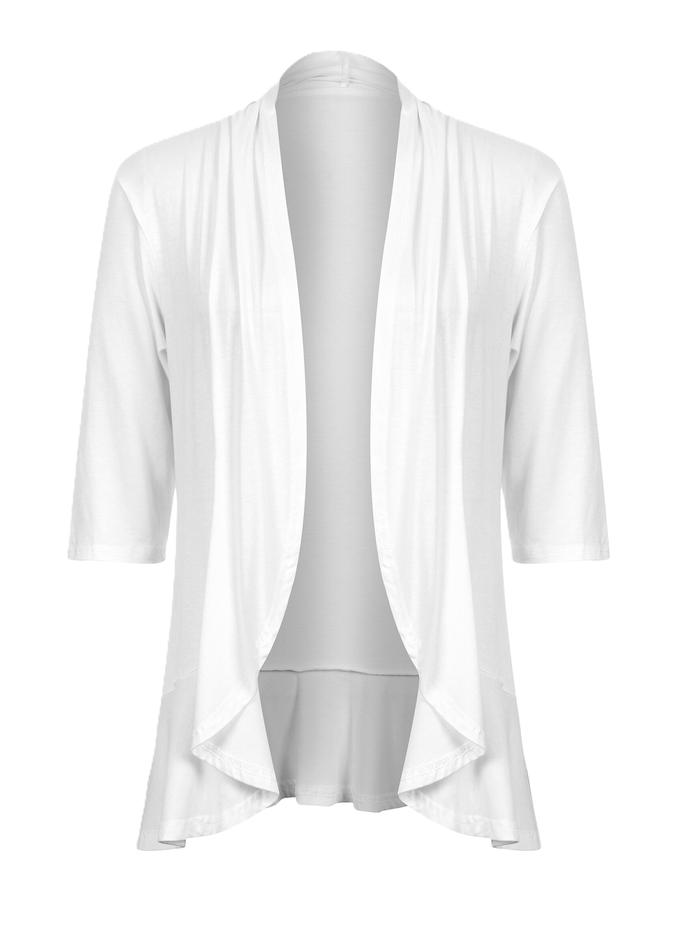 LapaPlus - Cárdigan 'Women Shirt' en blanco: frente