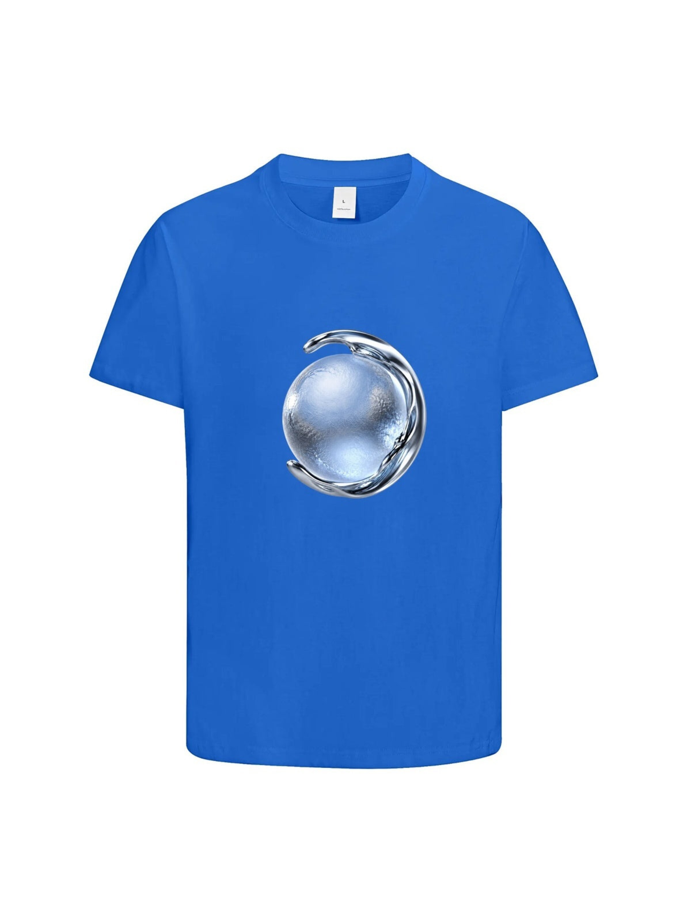 HUSKSWARE Shirt 'T-Shirt mit Motivprint'‌‌‌‌‌‌‌ in Blau