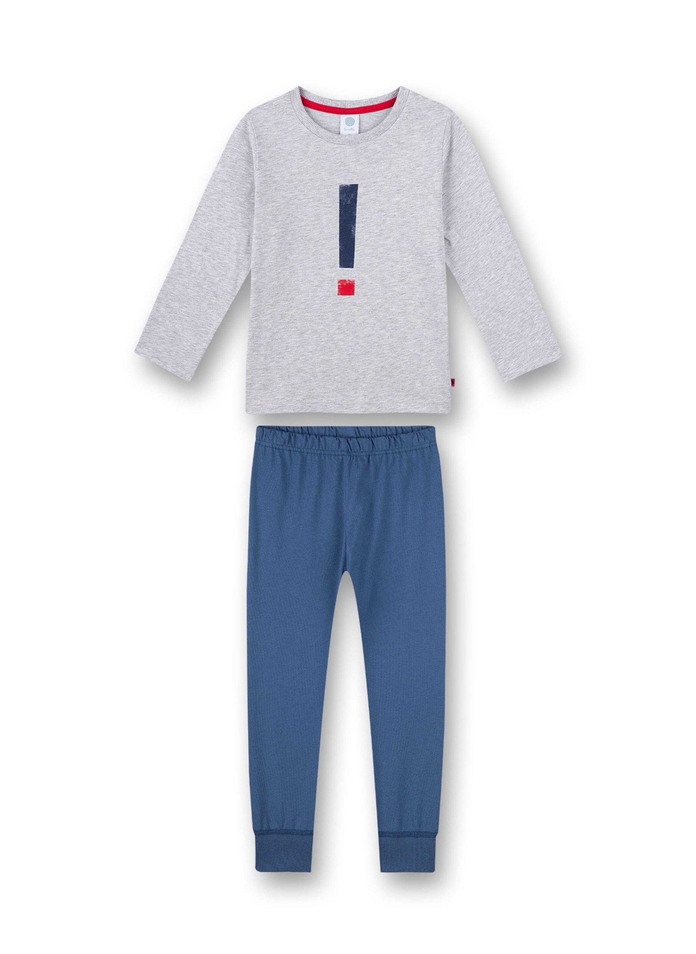 Pigiama di Sanetta in grigio: frontale