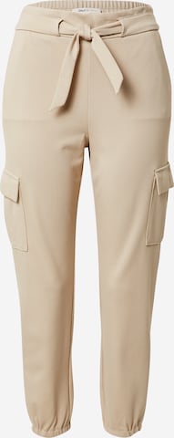 ONLY Cargo trousers 'Poptrash' in Beige: front