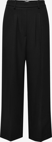 JDY Wide leg Pleat-front trousers 'KENYA' in Black: front