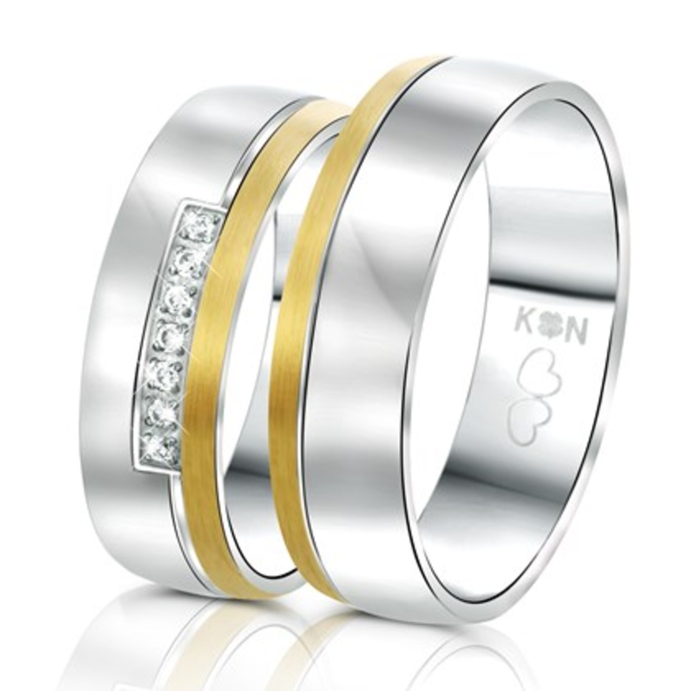 Lucardi Ring in Silver