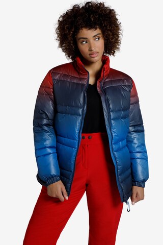 Ulla Popken Winter Jacket 'HYPRAR' in Blue: front