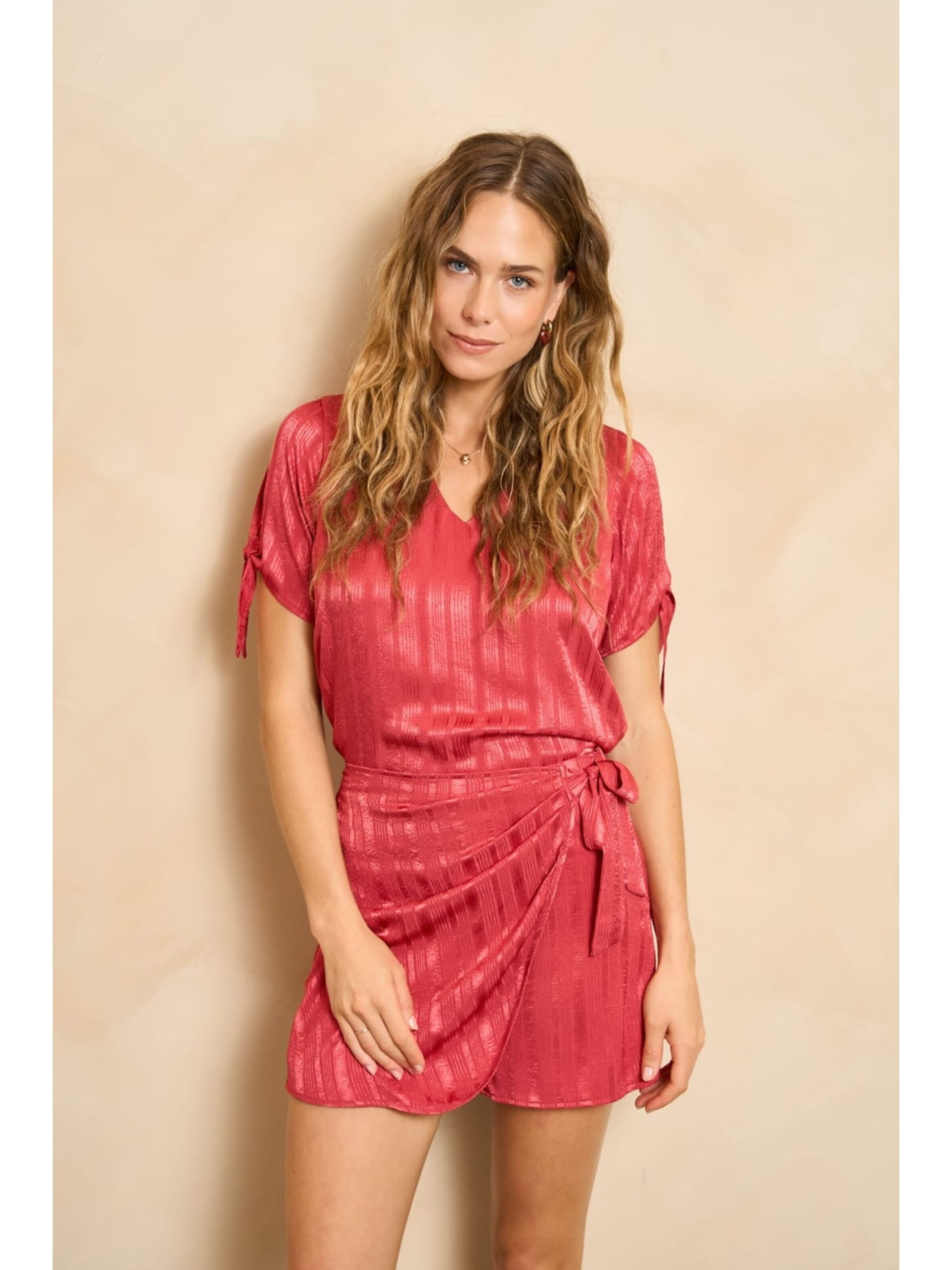 LOFTY MANNER Skirt 'RC36 - Skort Thalina' in Red