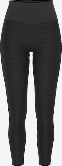 LASCANA ACTIVE Športne hlače | črna / bela barva, Prikaz izdelka