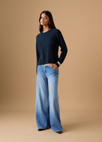 MANGO TEEN Sweater 'Triki' in Blue