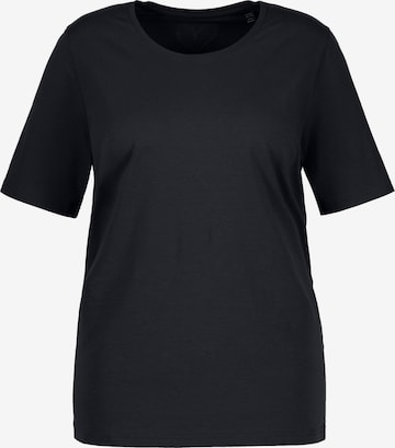 Ulla Popken Shirt in Schwarz: Vorderseite