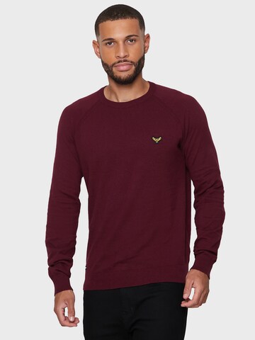 Threadbare Sweater 'Maned' in Red: front