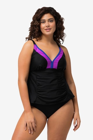 Ulla Popken Swimsuit in Black: front