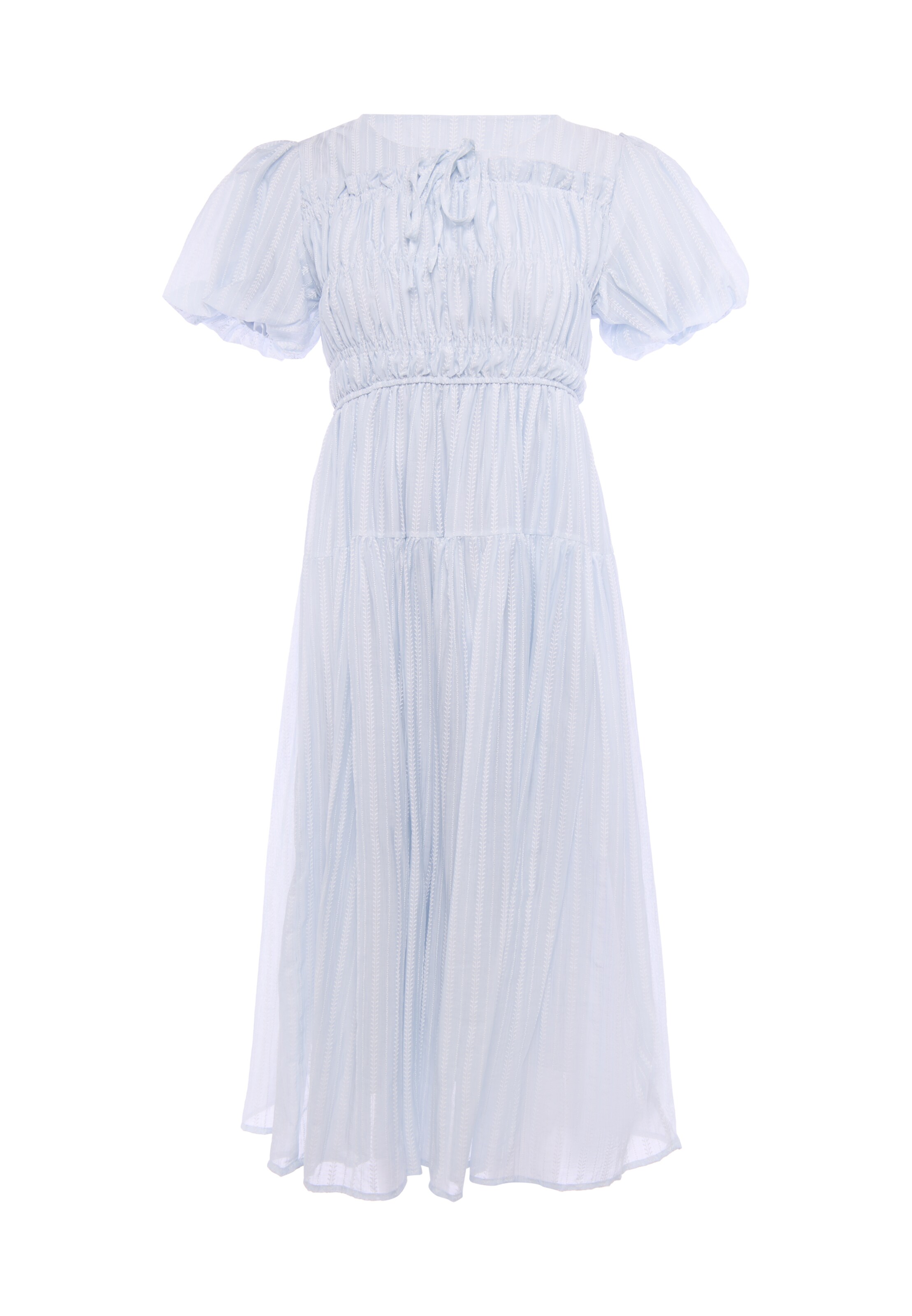 faina - Vestido en azul: frente