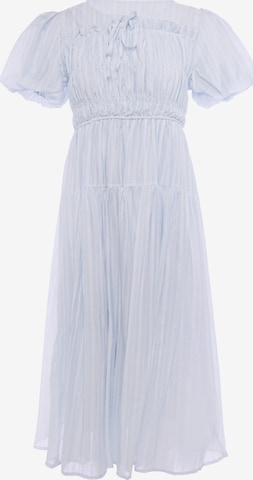 faina - Vestido en azul: frente