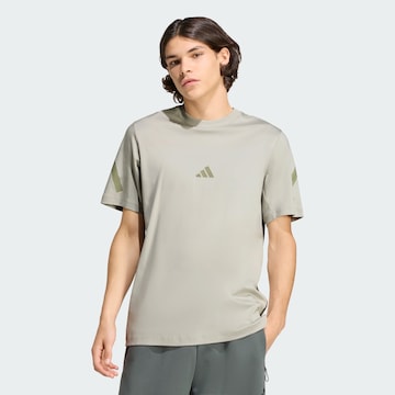 ADIDAS SPORTSWEAR - Camisa funcionais 'Z.N.E.' em verde: frente