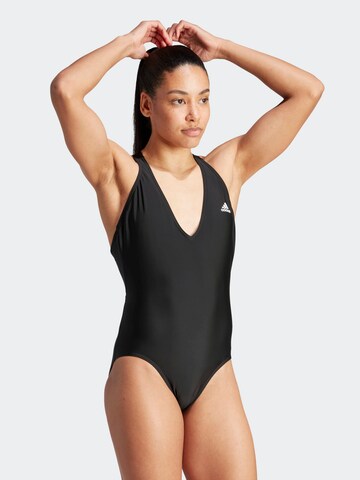 ADIDAS SPORTSWEAR Triangle Active Swimsuit in Black