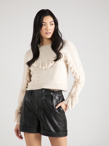 ONLY Sweater 'Magrina' in Beige: front