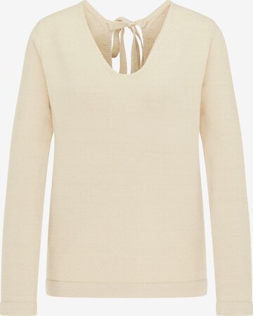 IZIA - Jersey en beige: frente