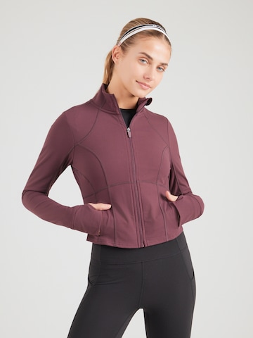 Fabletics Sportovní bunda 'STORM' – červená: přední strana