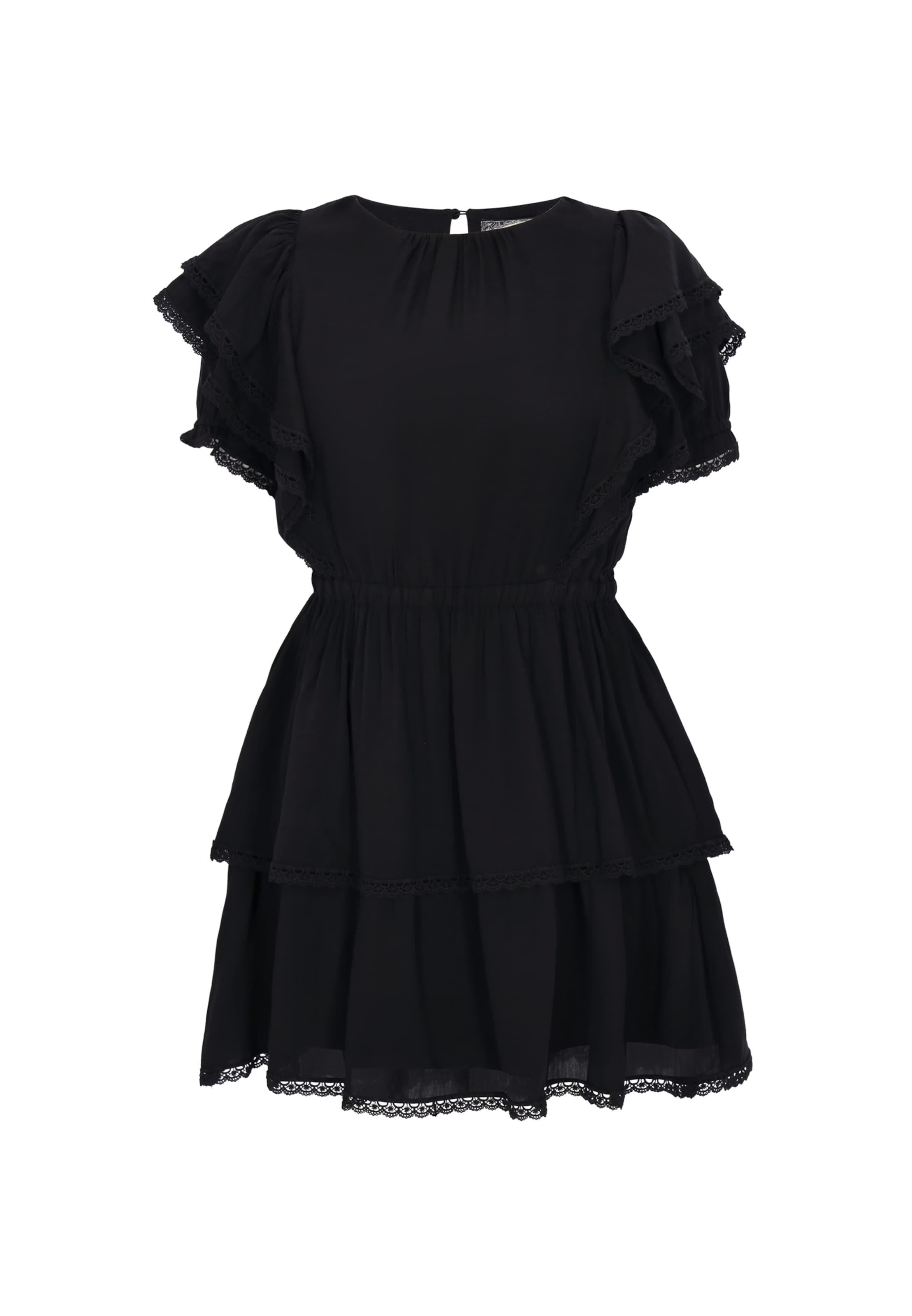 DreiMaster Vintage - Vestido em preto: frente