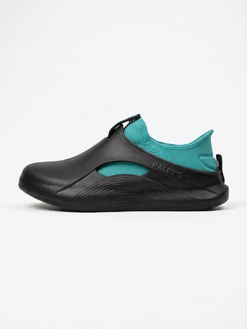 RALFY'S Classic Flats 'N1 Combo' in Blue: front