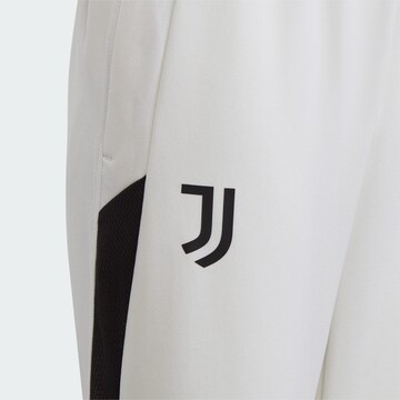 Coupe slim Pantalon de sport 'Juventus Turin Tiro 23' ADIDAS PERFORMANCE en blanc