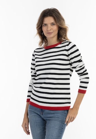 Pullover di usha BLUE LABEL in bianco: frontale