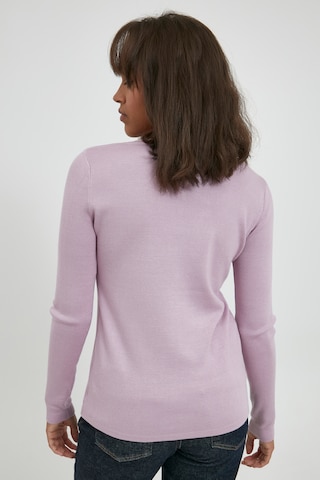 PULZ Jeans Strickpullover 'PZSARA' in Lila