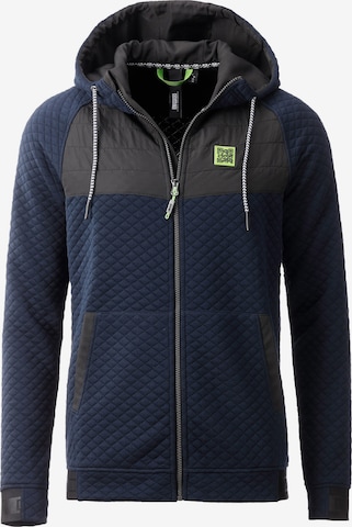 LPO Fleece Jacket 'Edward' in Blue: front