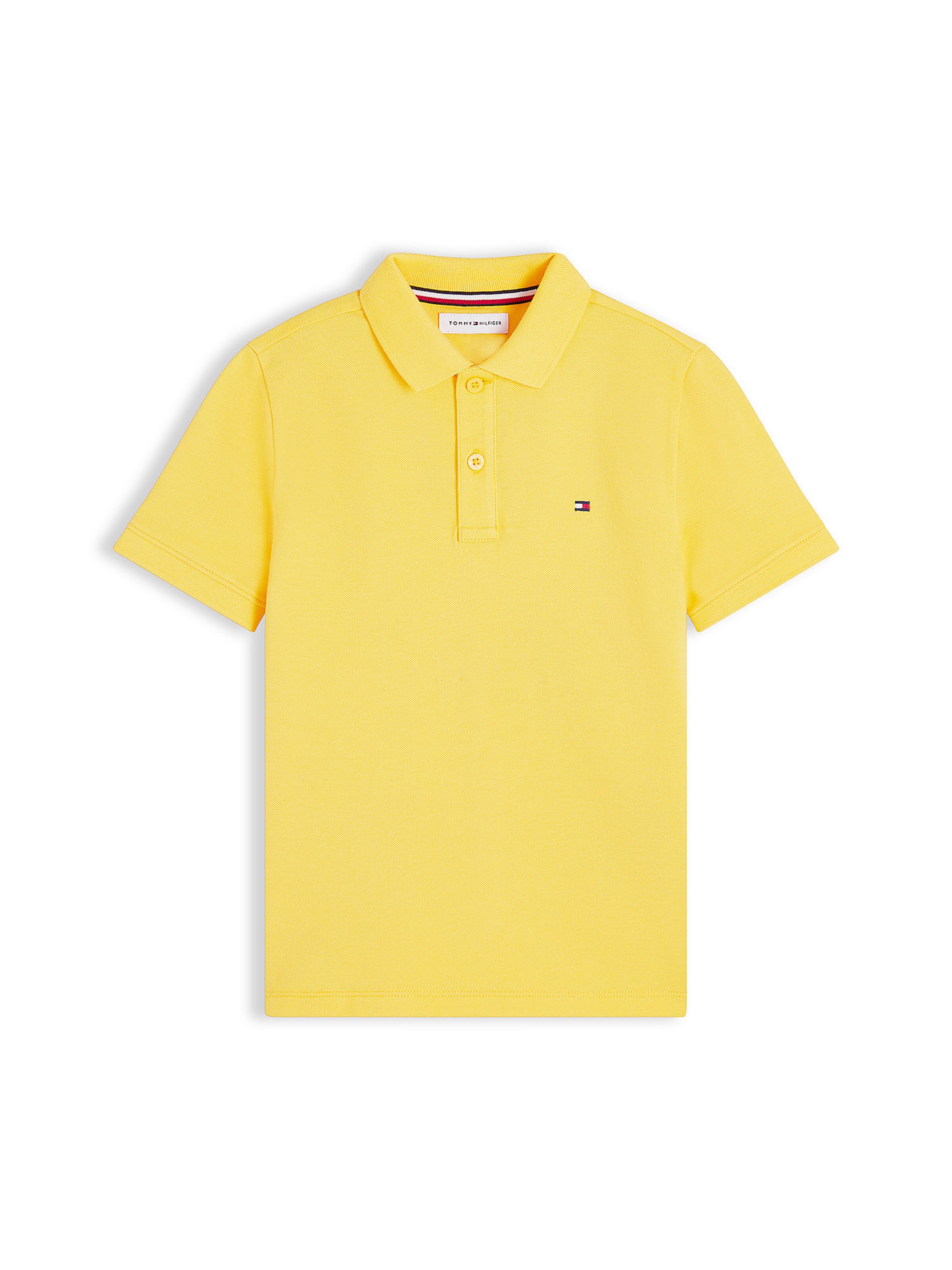 TOMMY HILFIGER Shirt 'Essential' in Yellow: front