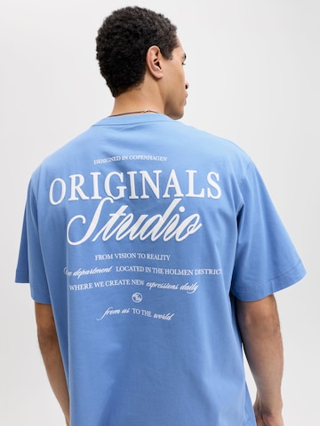 JACK & JONES Shirt 'JORNorrebro' in Blue