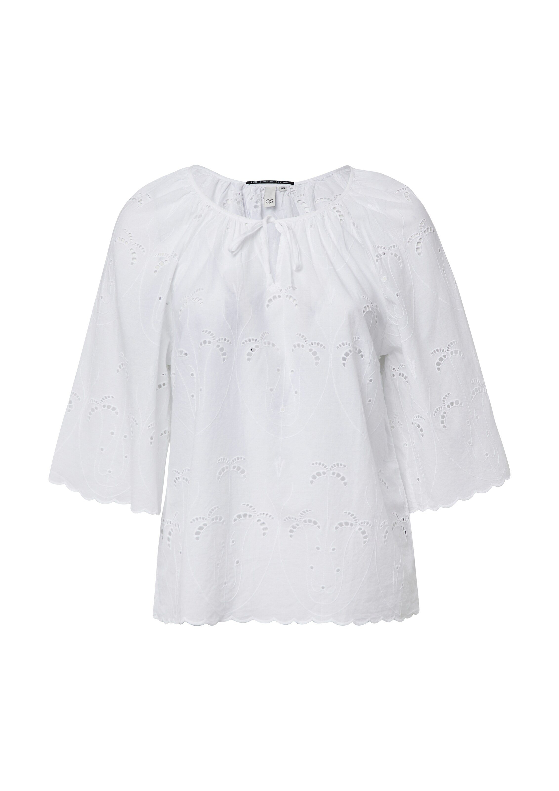 QS Bluse in Weiß: Vorderseite